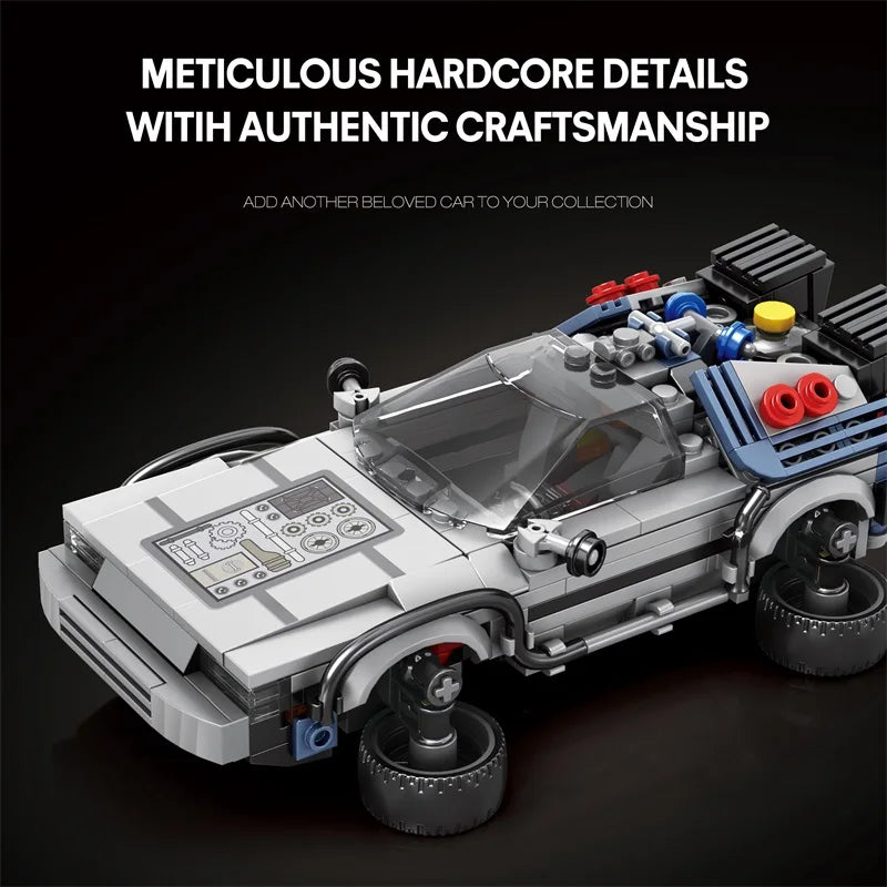 1 24 Classic Movie Racing Car Building Blocks MOC Model Sport Cars