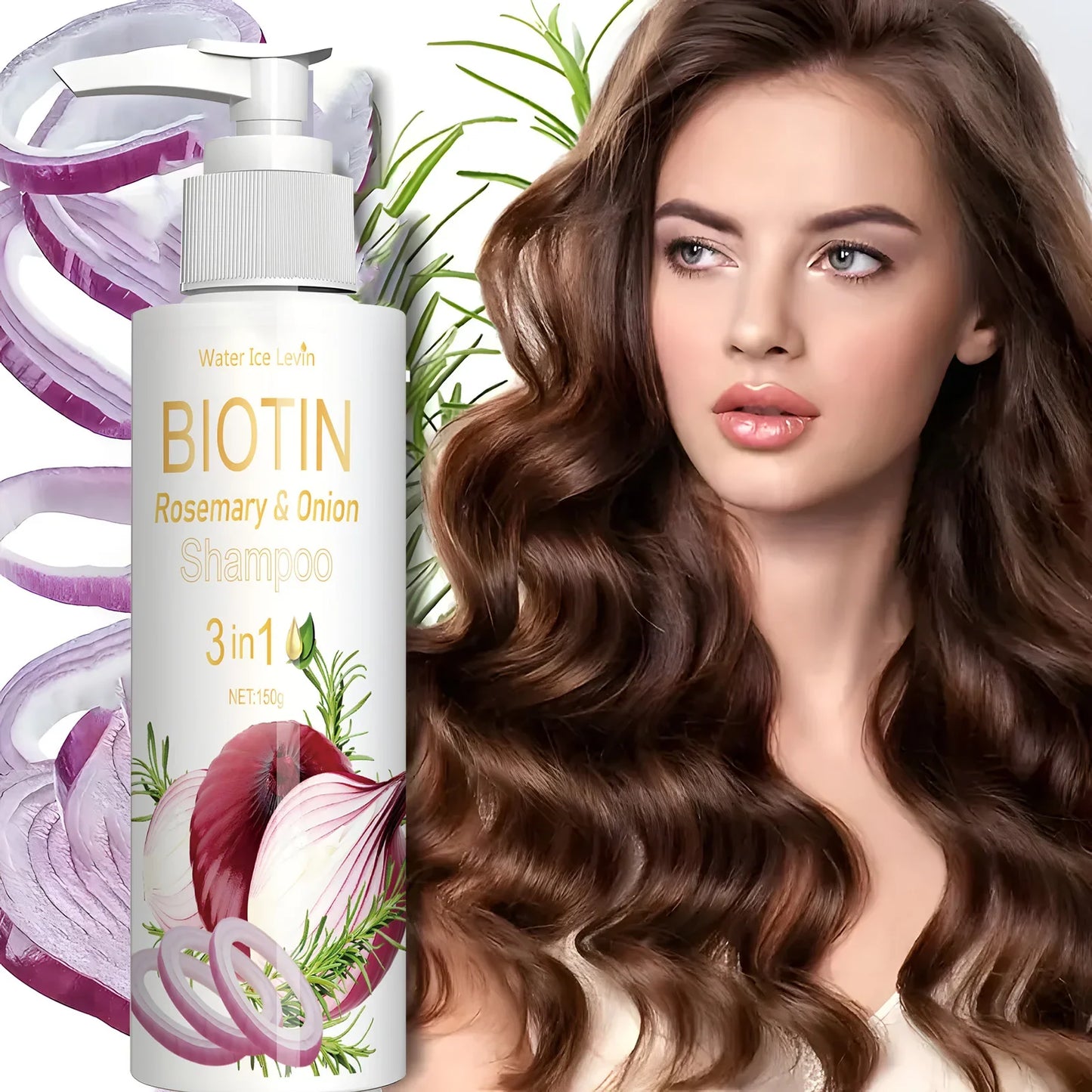 Biotin Rosemary & Onion 3-in-1 Shampoo | Thickening & Scalp Care