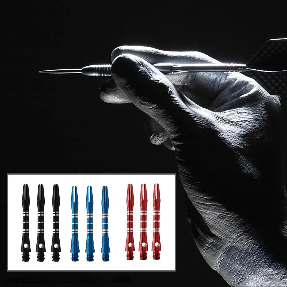 3 Pcs Aluminum Alloy Darts Rods for Precise Performance Peaceful Pleasures Health and Wellness