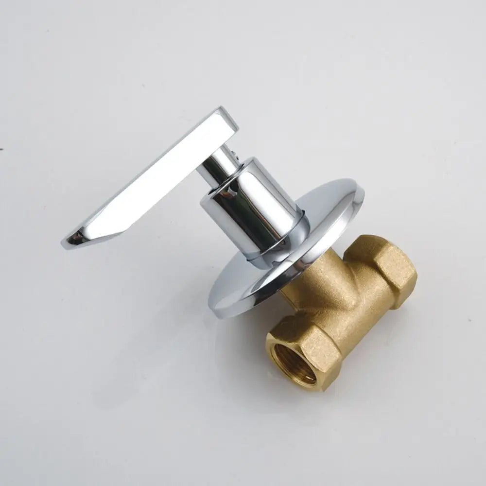 1/2" & 3/4" Brass Shower Stop Valve | Quarter Turn Solar Switch