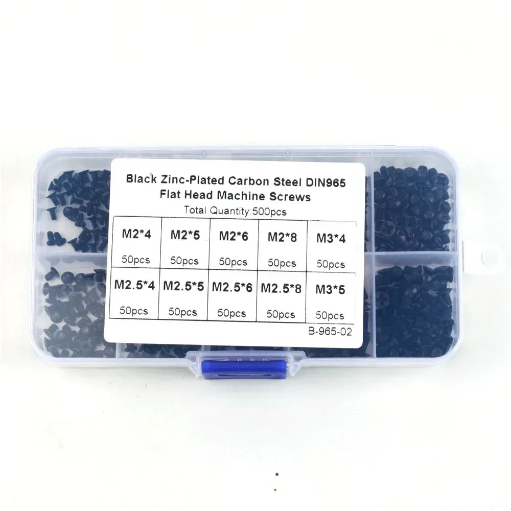 250/500pcs M2 M3 Laptop Screw Kit – HP Dell Asus Lenovo & More Peaceful Pleasures Health and Wellness 500PCS SET