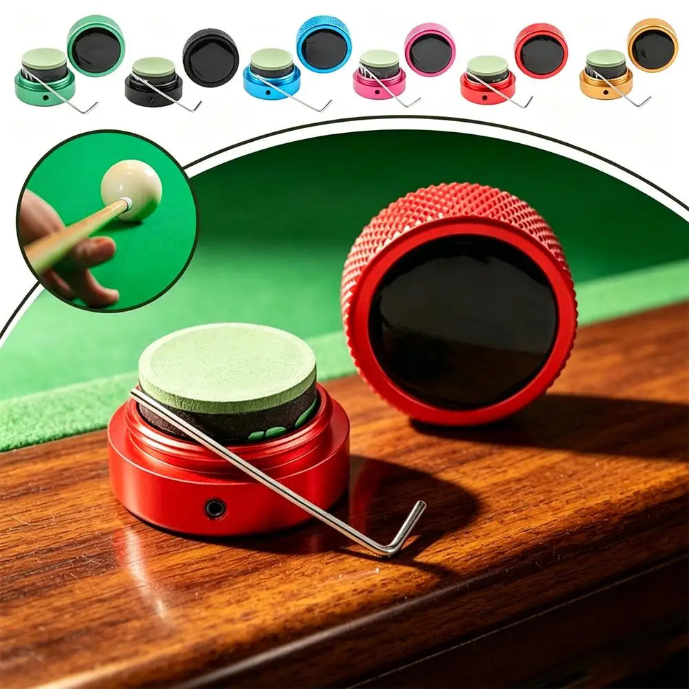 Magnetic Billiard Chalk Holder – Aluminum Alloy Pool & Snooker