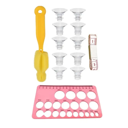 Breast Flange Converter Inserts 13–21mm Soft Silicone + Size Guide Breast Pump Accessory Peaceful Pleasures Health and Wellness China Mainland