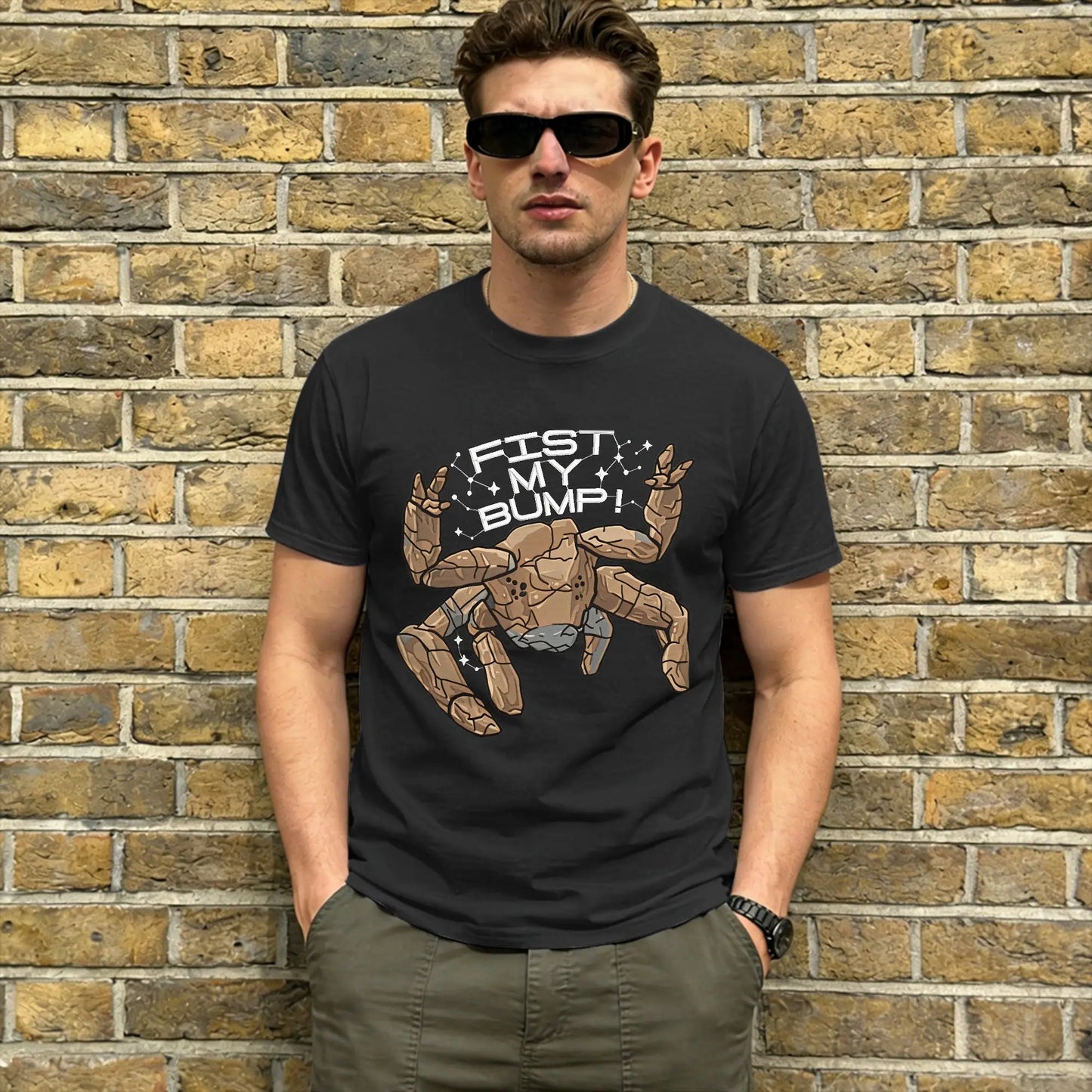 Casual Project Hail Mary 2026 T-Shirt for Men Round Neck Cotton T Shirt Fist My Bump Short Sleeve Tees Gift Tops Peaceful Pleasures Health and Wellness black 4XL