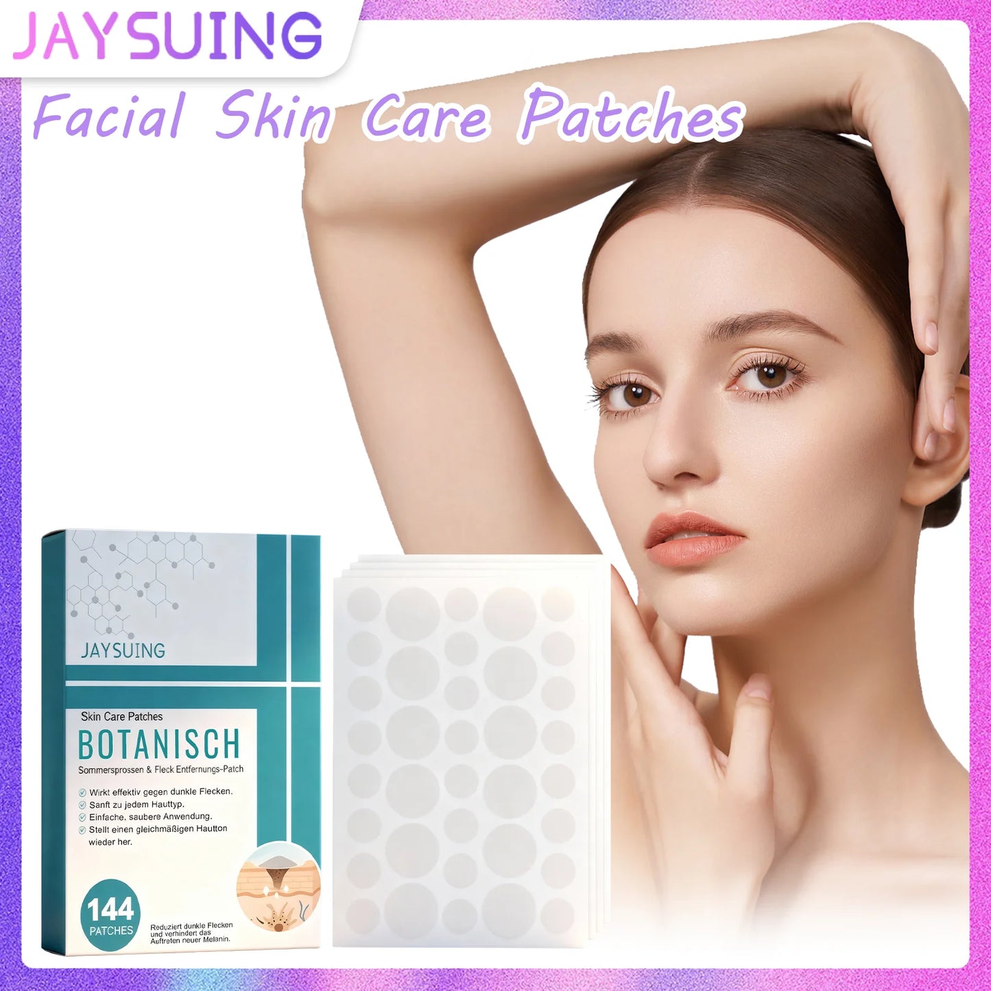 144Pcs Acne Care Patches Improve Skin Lightweight and Breathable Contoured to Face Moisturizing and Brightening Patches Peaceful Pleasures Health and Wellness
