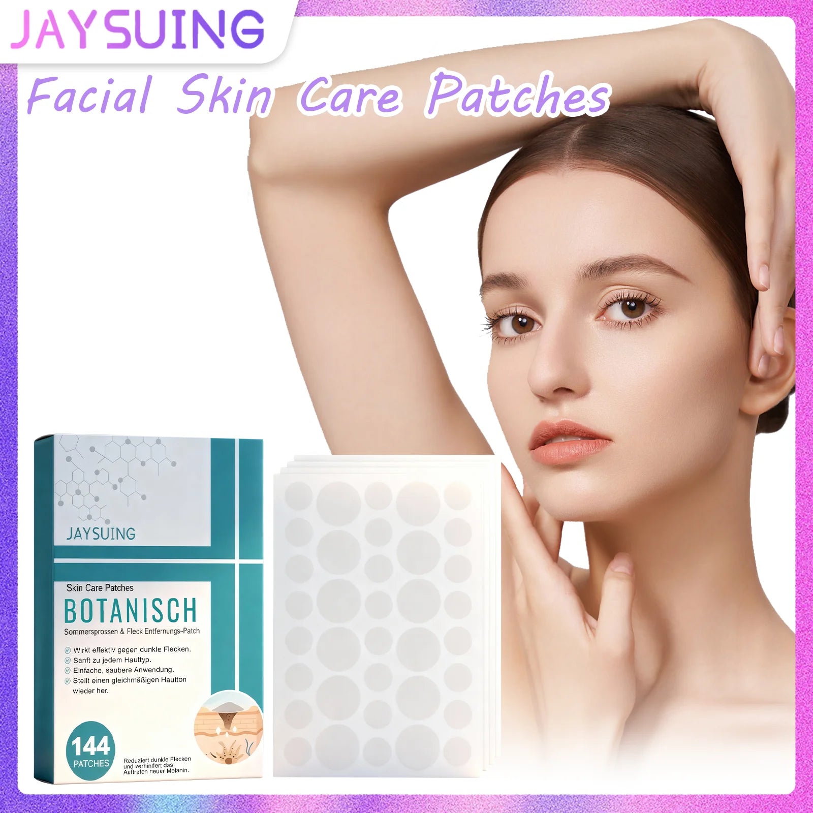 144Pcs Acne Care Patches Improve Skin Lightweight and Breathable Contoured to Face Moisturizing and Brightening Patches Peaceful Pleasures Health and Wellness