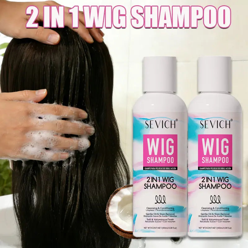 Sevich 2-in-1 Wig Shampoo & Conditioner with Coconut Oil