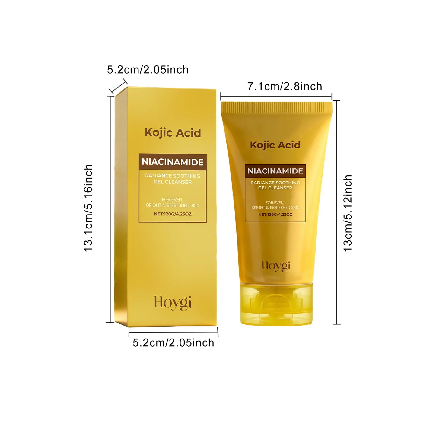 Kojic Acid & Niacinamide Face Wash – Dark Spot Brightener