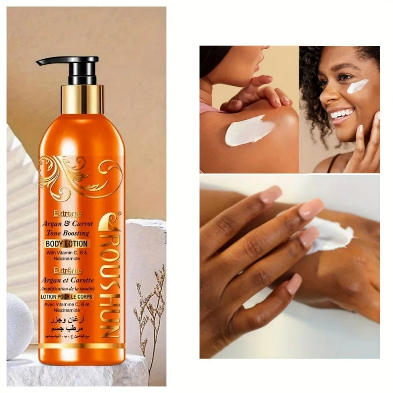 ROUSHUN Argan & Carrot Body Lotion 500ml | Deep Moisturizer