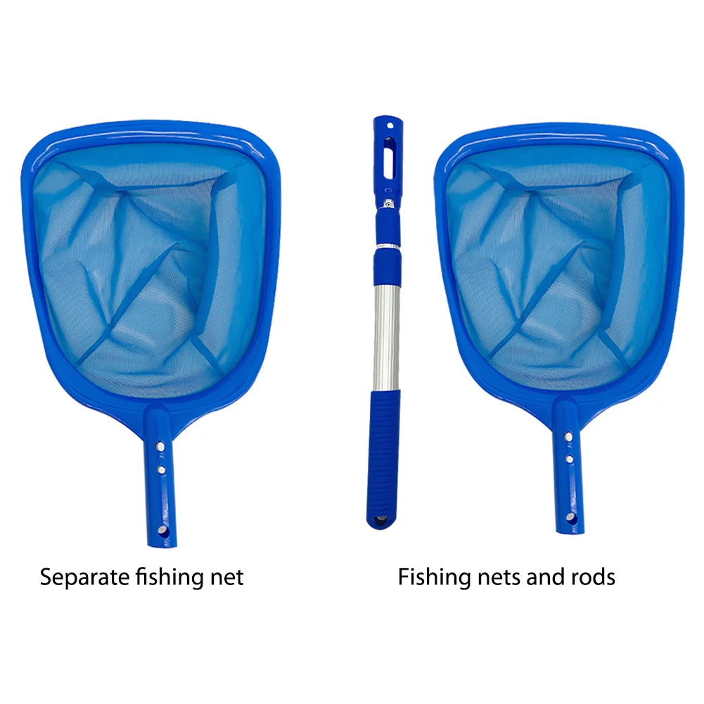 Pool Skimmer Net with Telescopic Rod – Leaf & Debris Catcher Peaceful Pleasures Health and Wellness