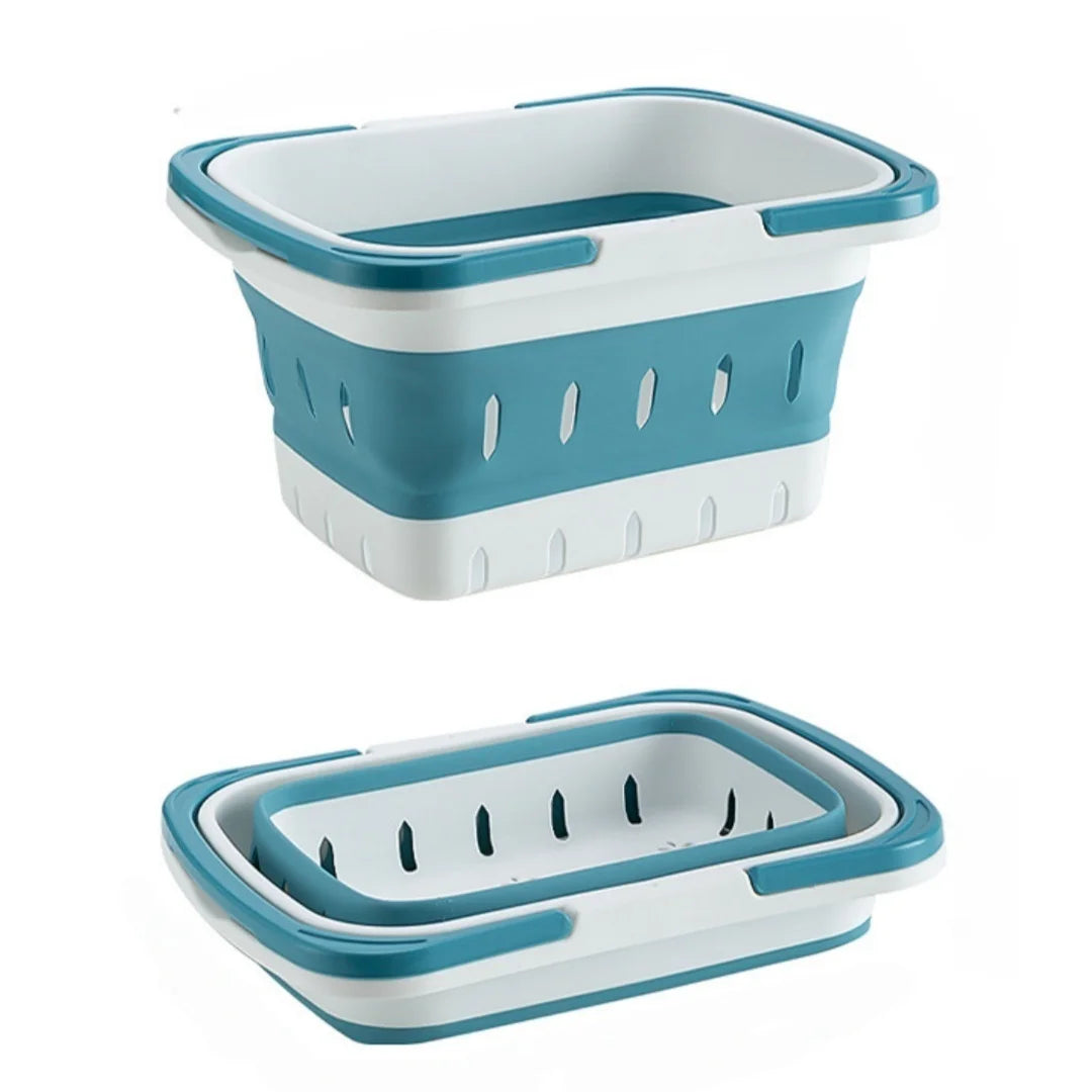 Collapsible Laundry Basket with Handles – Foldable Pop-Up Hamper