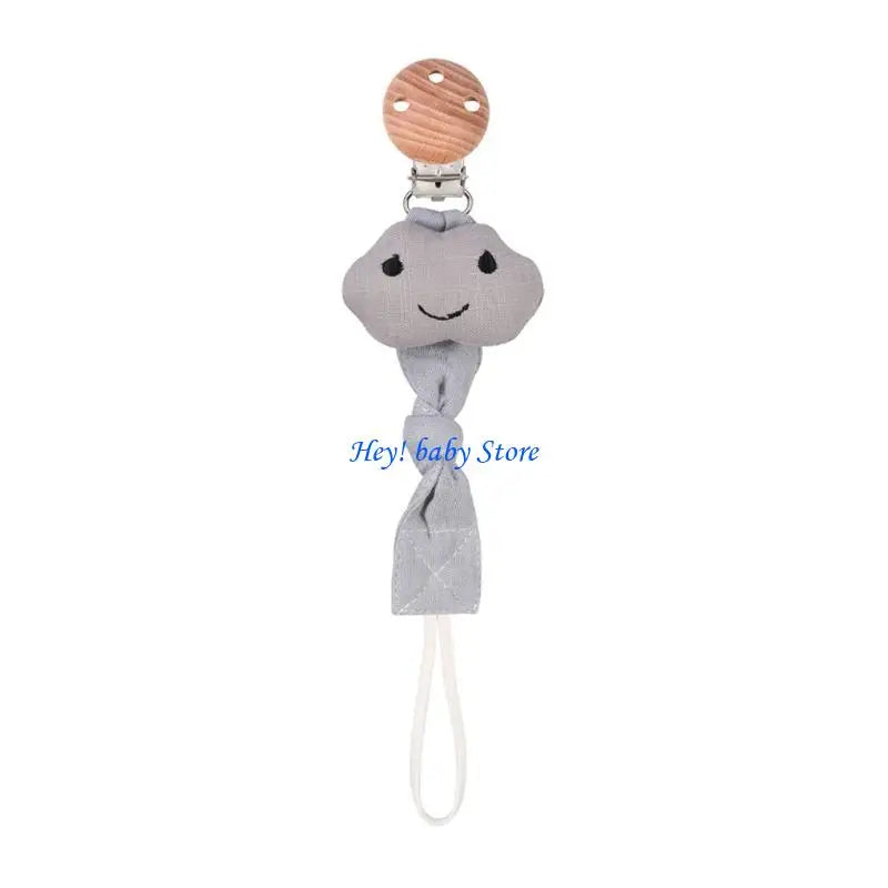 Bohemian Baby Pacifier Clip Chain | Cotton Wood Soother Holder