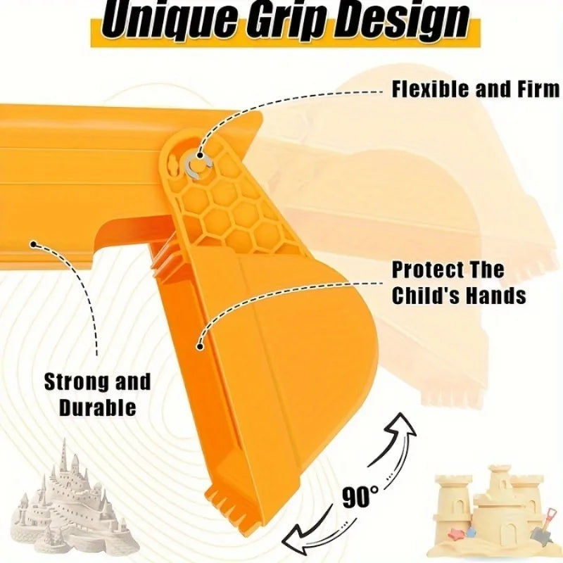 Pro Sand & Snow Shovel – Heavy-Duty Beach Digging Tool Kids Adults