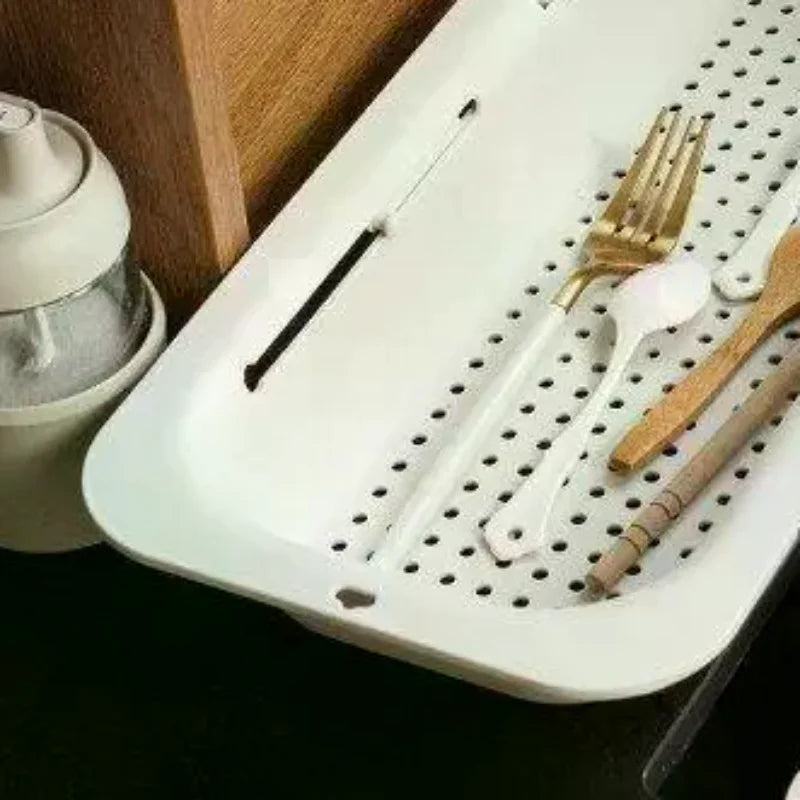 Telescopic Sink Drain Basket | Food-Safe PP, Tool-Free Sink Drain Basket Peaceful Pleasures Health and Wellness