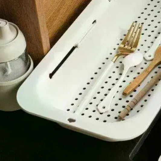 Telescopic Sink Drain Basket | Food-Safe PP, Tool-Free Sink Drain Basket Peaceful Pleasures Health and Wellness