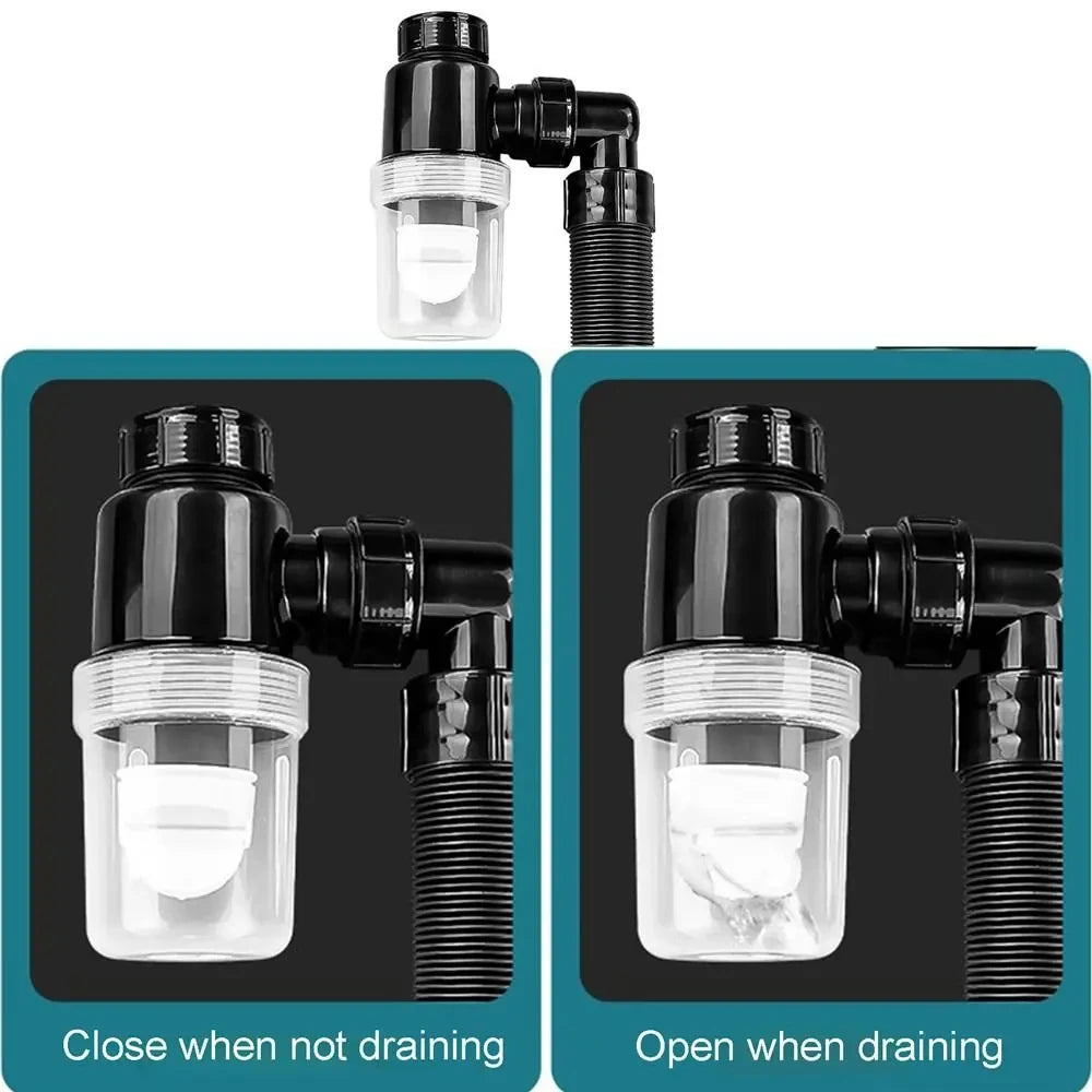 Flexible Sink Drain Pipe with Odor Barrier | 3-Inch Universal Fit