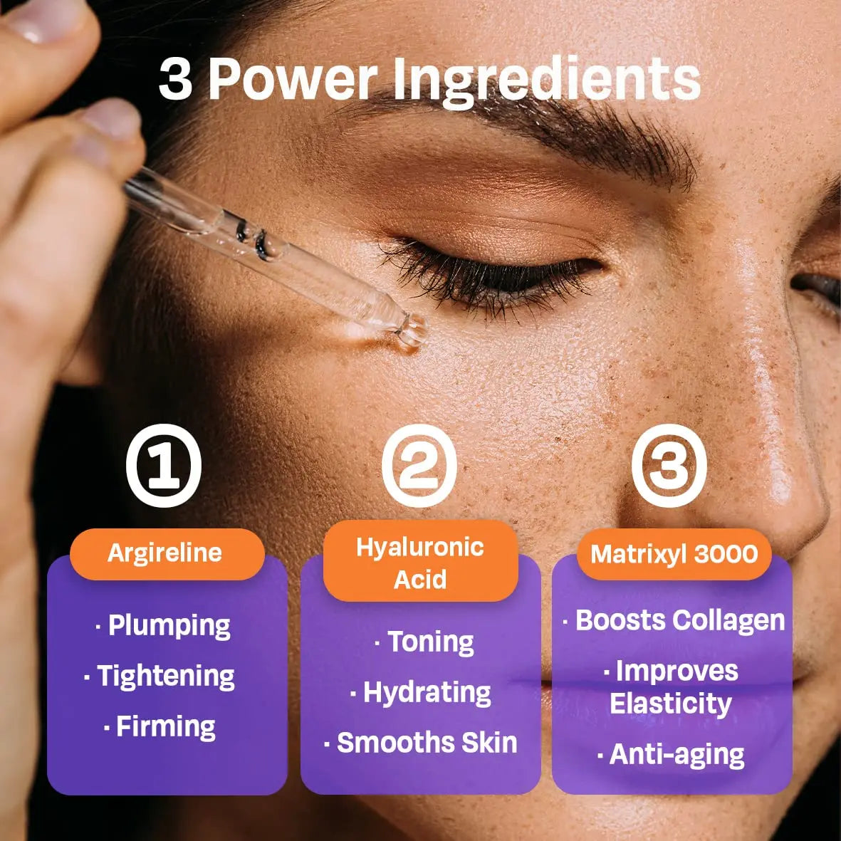 Matrixyl 3000, Hyaluronic Acid & Vitamin C Face Serum 2-Pack