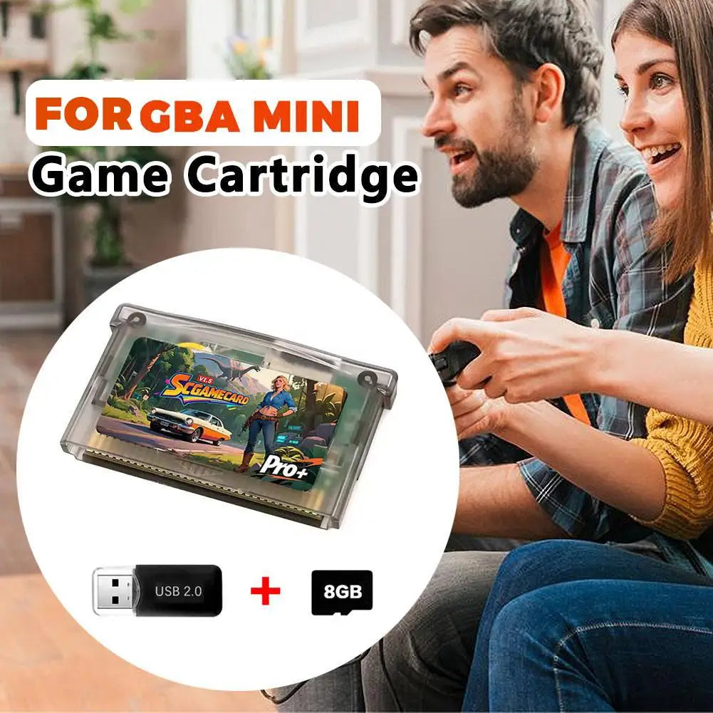 SCFW V1.5 Flash Cart 1000 Games GBA GBC GB NES + 8GB SD Card