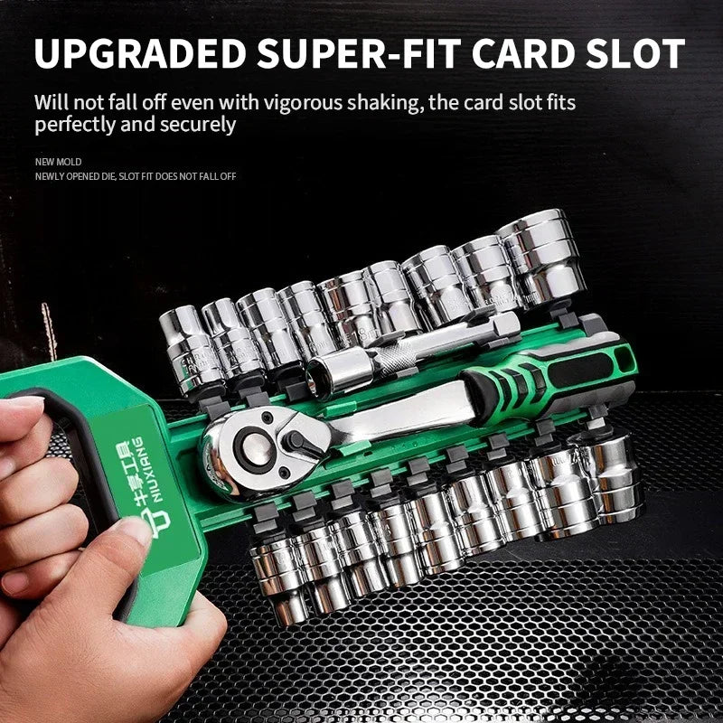 Ratchet Socket Wrench Set 1/4 3/8 Combination Motorcycle Car Repair Hand Tools Spanner Sleeves Head Auto Repairing Kit Peaceful Pleasures Health and Wellness