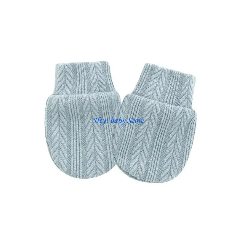 Newborn Scratch Proof Mittens | Soft Cotton Baby Hand Covers