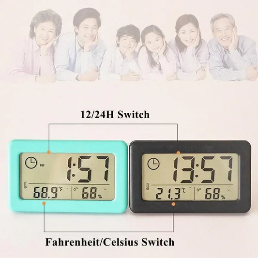 Digital Alarm Clock Hygrometer – LED Temp & Humidity Monitor Digital Alarm Clock Peaceful Pleasures Health and Wellness