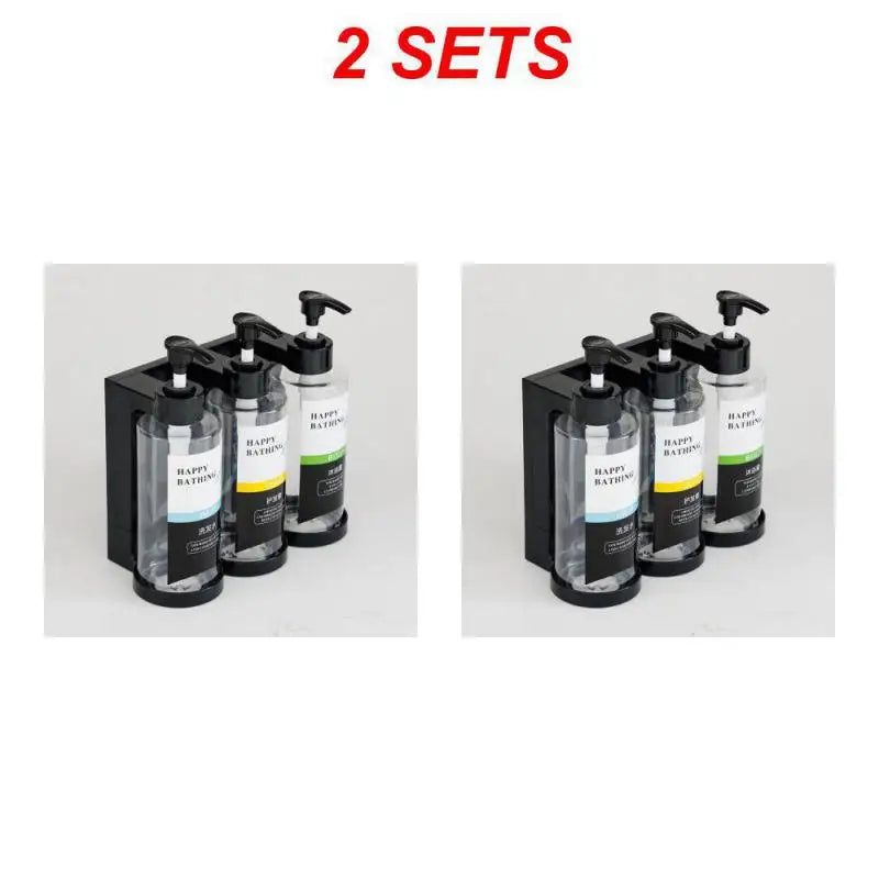 Wall Mounted Soap Dispenser Set – Shampoo, Gel & Hand Soap