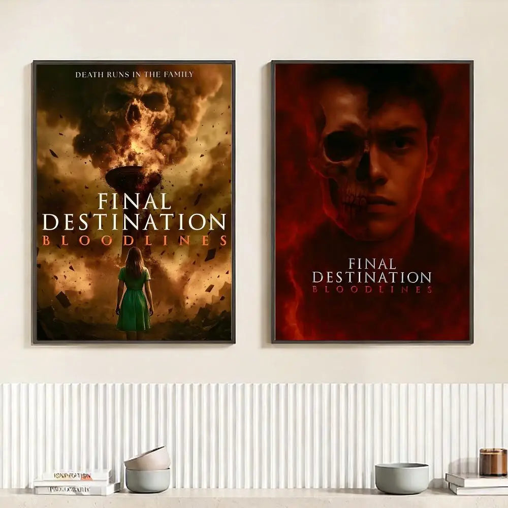 Final Destination Bloodlines HD Movie Poster | Self-Adhesive Wall Art Movie Poster Peaceful Pleasures Health and Wellness