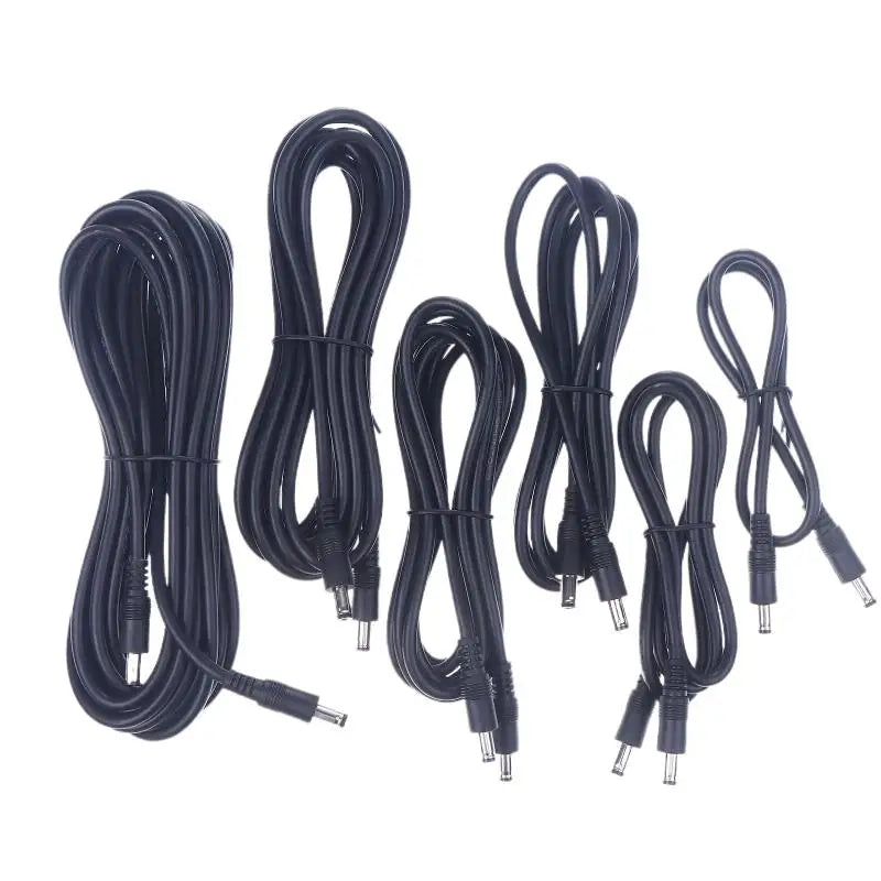 Male Plug To Male Power Supply Adapter Wire For LED Light Speaker J60A DC5521 To DC5521 Cable Cord 18AWG DC5.5mm X 2.1mm Peaceful Pleasures Health and Wellness