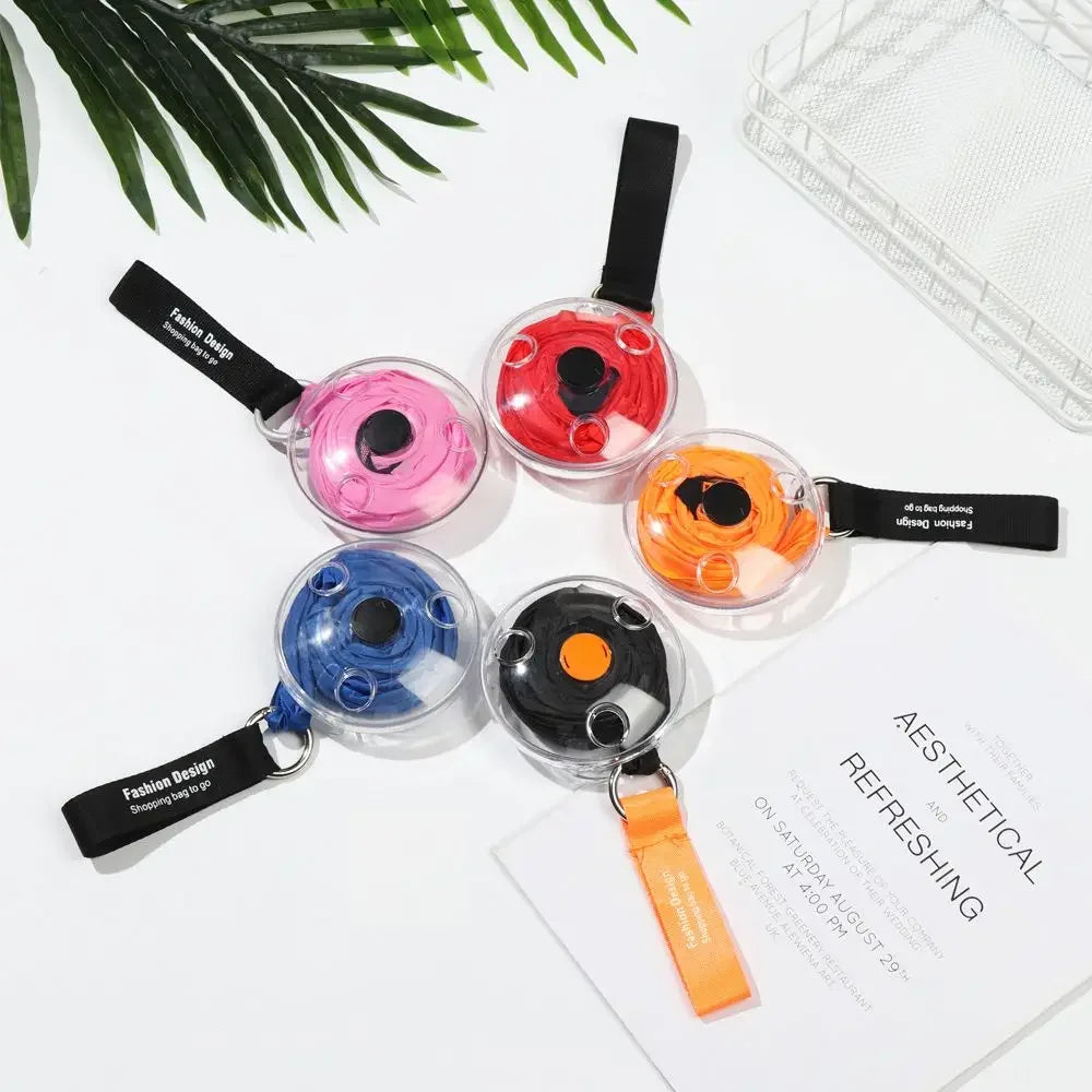 Ultra Small Shopping Bag Portable Folding Telescopic Storage Bag Peaceful Pleasures Health and Wellness