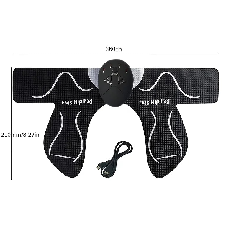 A Muscle Stimulator Specifically Designed for Charging, It Is Specially Designed for Hip Training and Features a Smart Fitness Device Suitable for Home Use, Aiming to Target Abdominal Muscles and the Buttocks, Includes a Beau Peaceful Pleasures Health and Wellness