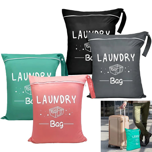 Waterproof Zip Laundry Bag – Reusable Wet Bag for Travel & Gym Waterproof Laundry Bag Peaceful Pleasures Health and Wellness