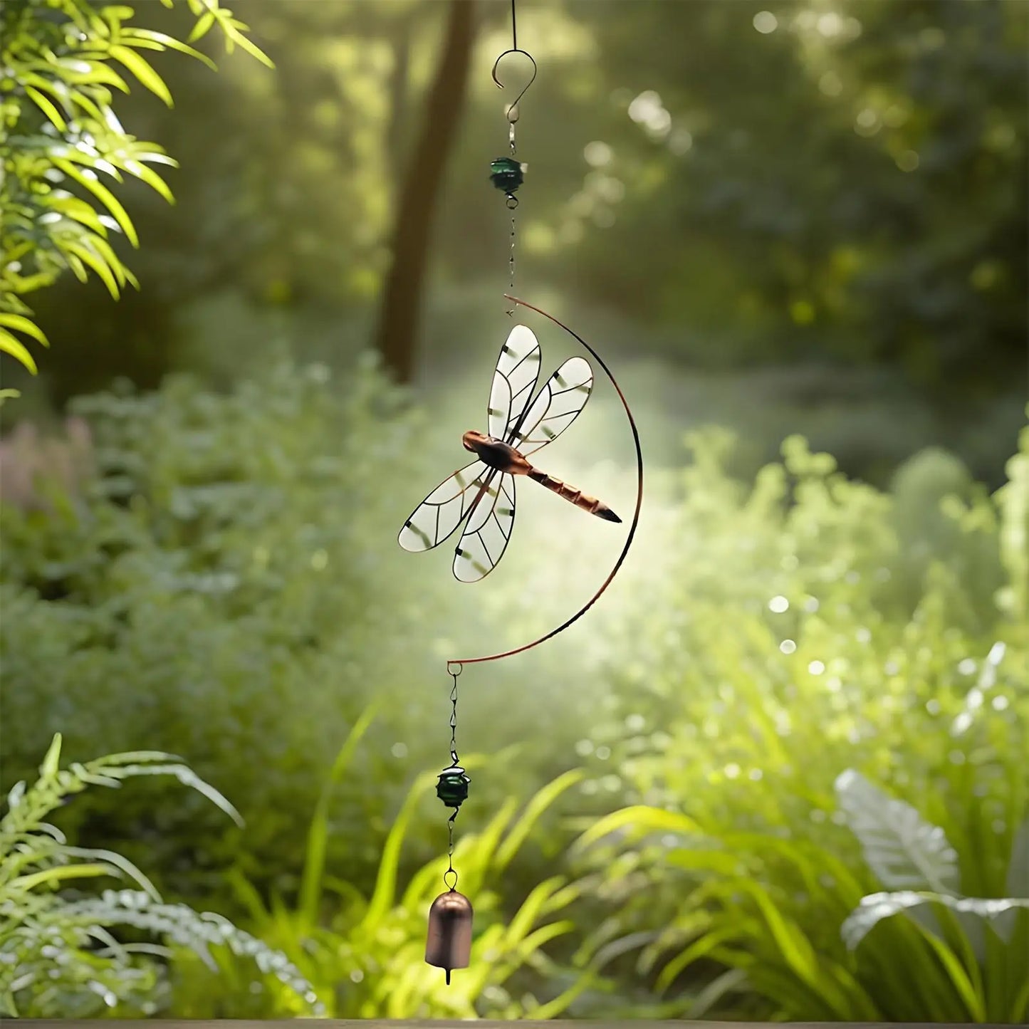 Solar Butterfly Wind Chime | Glow-in-the-Dark Garden Décor Solar Wind Chime Peaceful Pleasures Health and Wellness