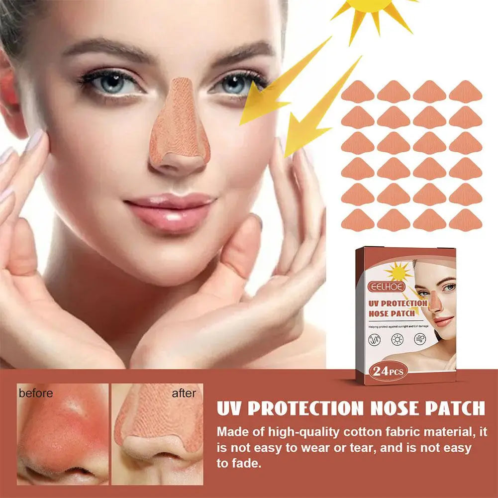 UV Nose Protection Patch – Cuttable Sun Guard Strips for Outdoor & Sports (24pcs) Peaceful Pleasures Health and Wellness