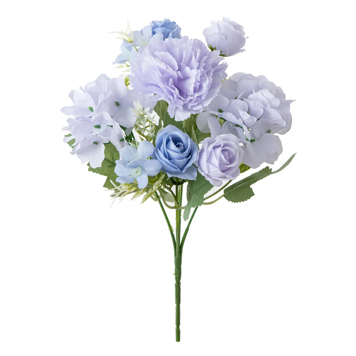 Artificial Silk Rose & Carnation Bouquet | Wedding Home Decor