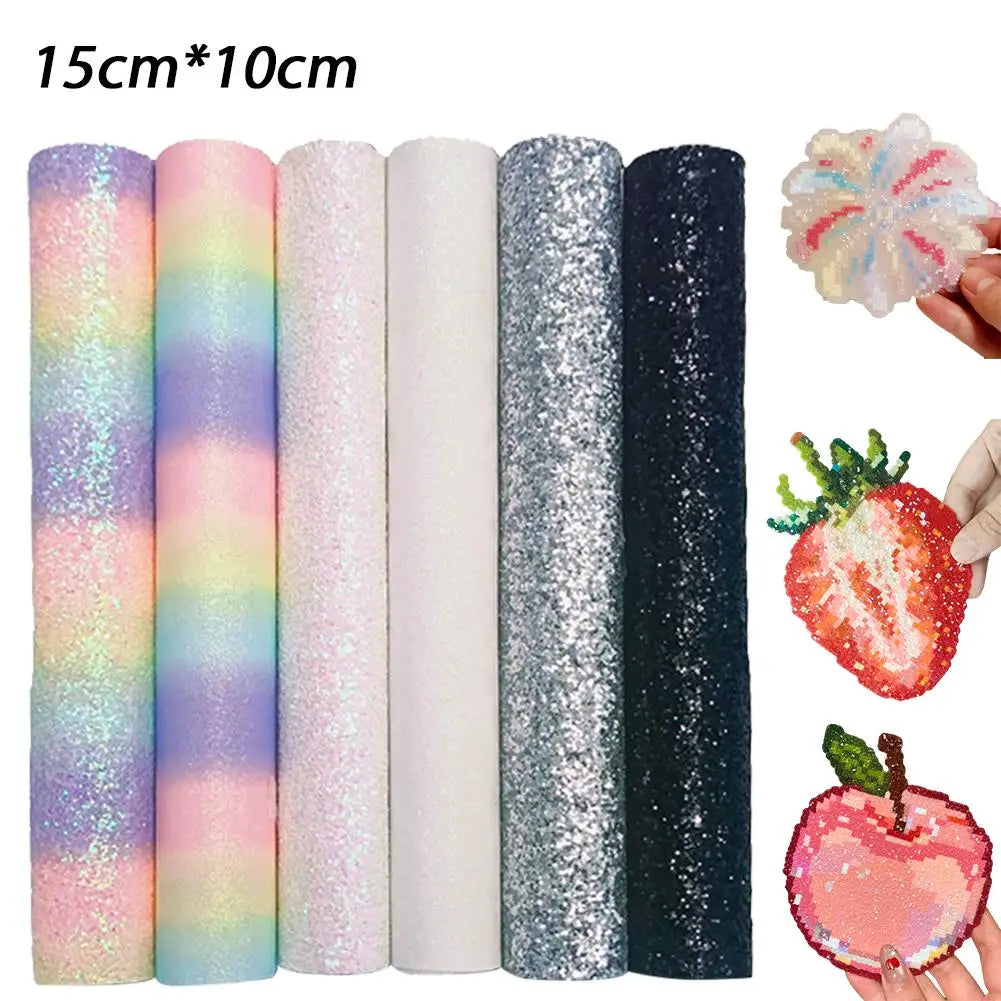 Glitter Ironing Sheets for Perler & Fuse Beads – 6-Pack DIY
