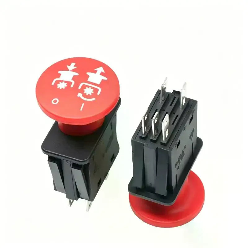Red PTO Push-Pull Switch 10A 14VDC | Lawn Mowers & Tractors PTO Control Switch Peaceful Pleasures Health and Wellness