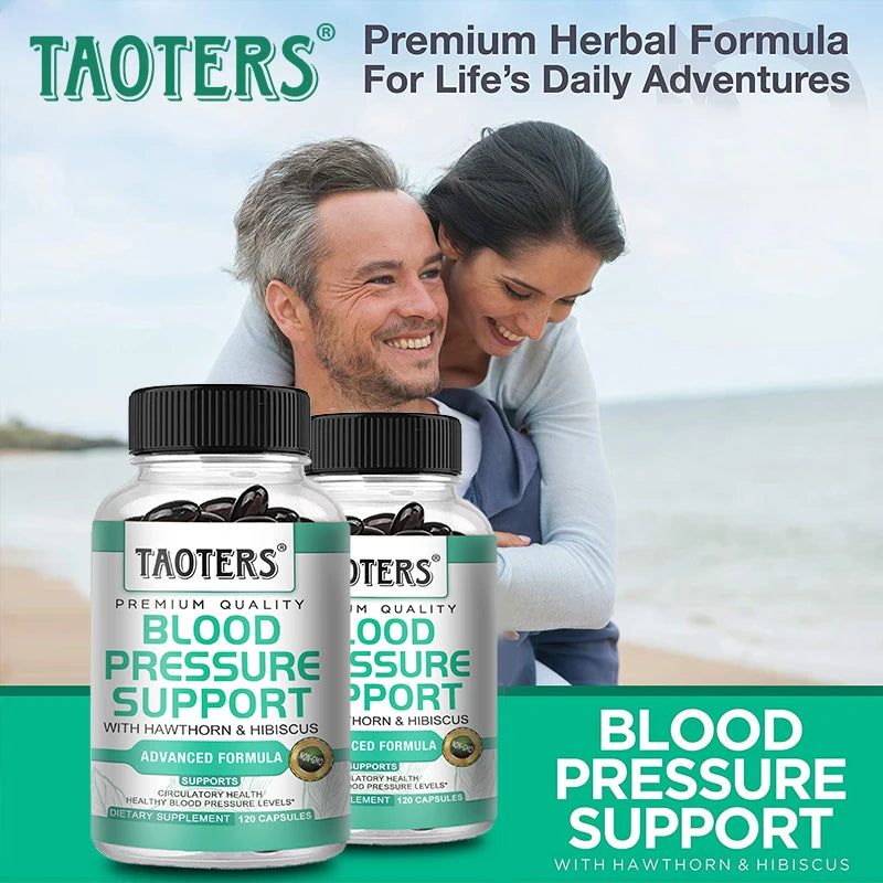 Blood Pressure Support Supplement | Heart & Vascular Capsules