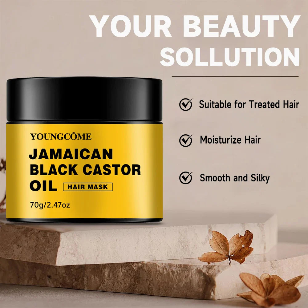 Jamaican Black Castor Oil Hair Mask – Deep Nourishing Treatment