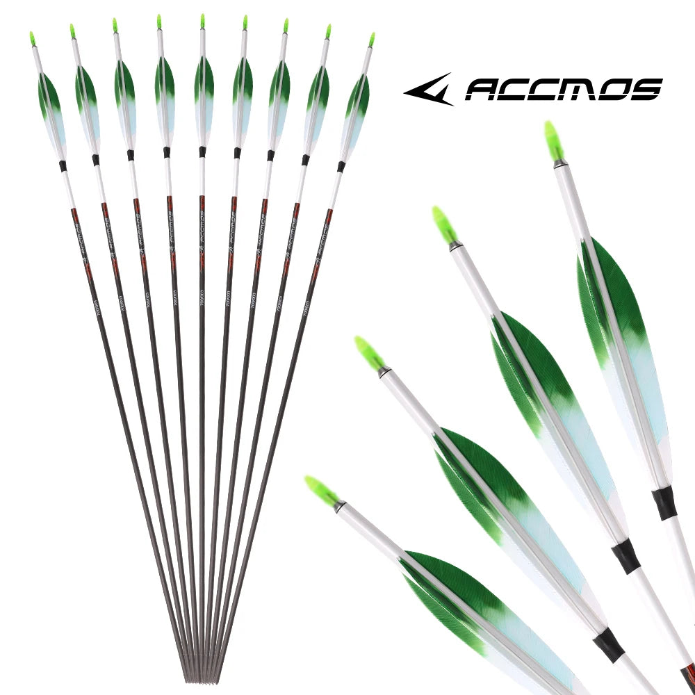 ID 6 2 Archery Carbon Arrow Spine 300 1800 Recurve Compound Bow