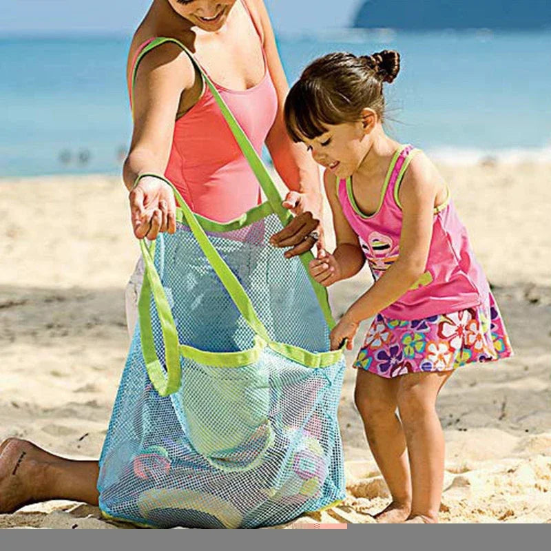Large Mesh Beach Bag – Sand-Free Tote for Towels & Swim Gear
