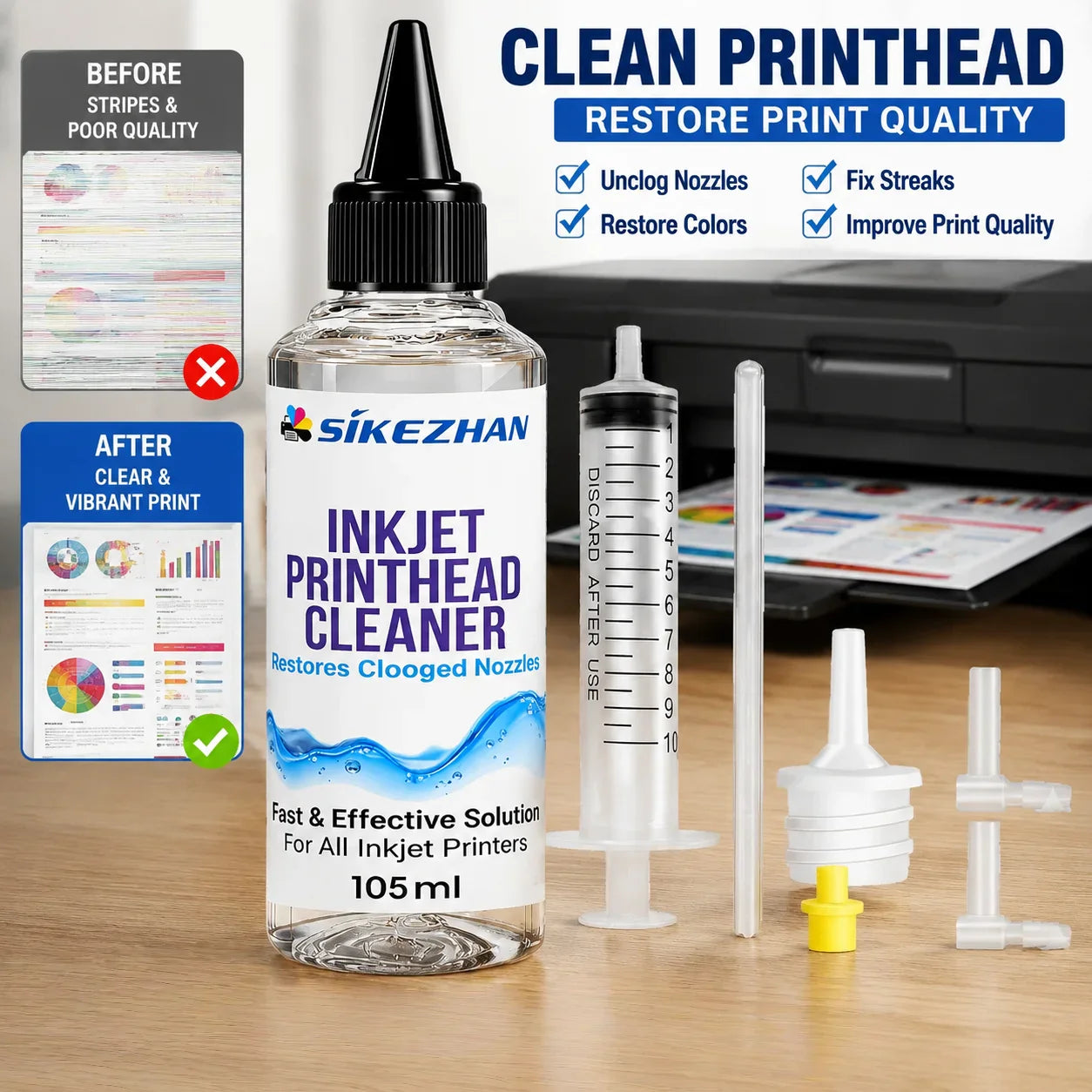Universal Printhead Cleaning Kit – Epson, HP, Canon & Brother