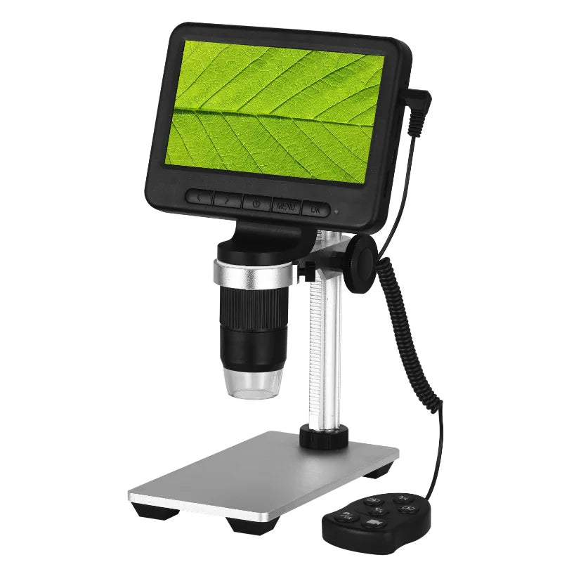 5-Inch Screen High-Definition 2 Million Microscope 1000 Times Electron Microscope Maintenance Worker Industrial Microscope Peaceful Pleasures Health and Wellness Z06