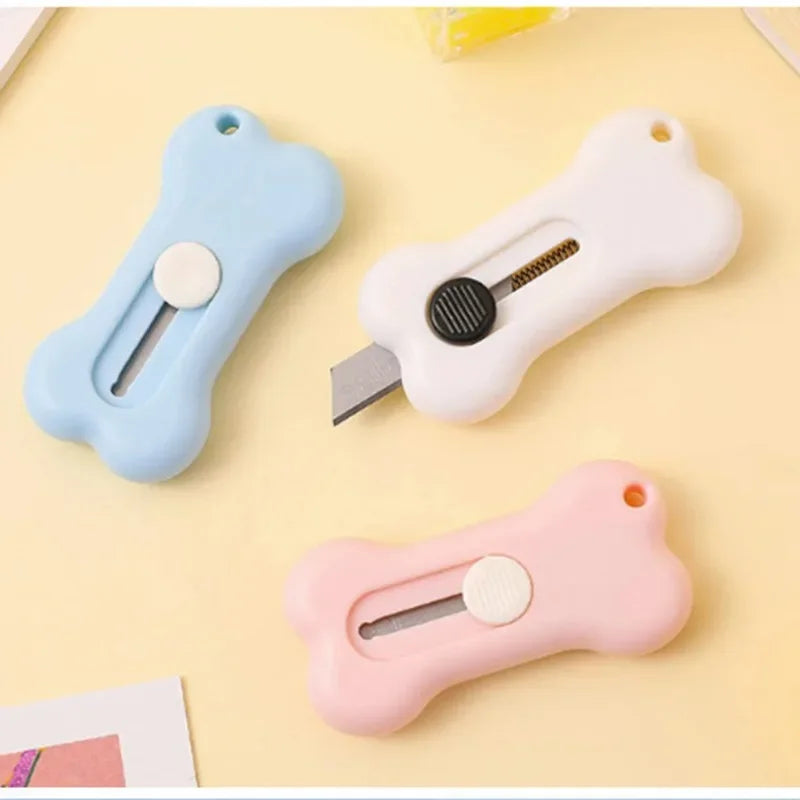 Kawaii Bone Mini Utility Knife & Letter Opener | Cute Stationery