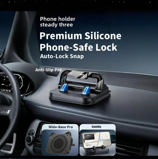 2-in-1 Car Dashboard Phone Holder with Parking Number Plate Car Phone Mount Oasis Select