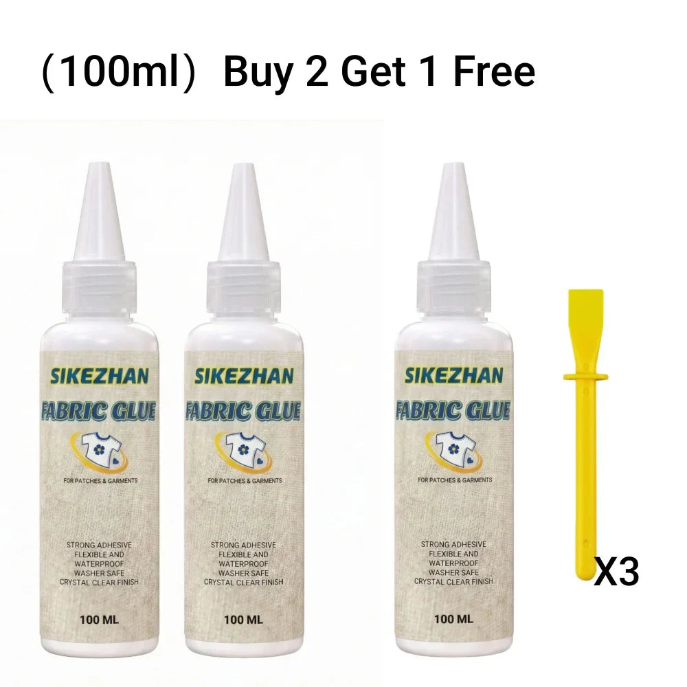 Strong Fabric Glue Kit – Washable, Waterproof No-Sew Adhesive