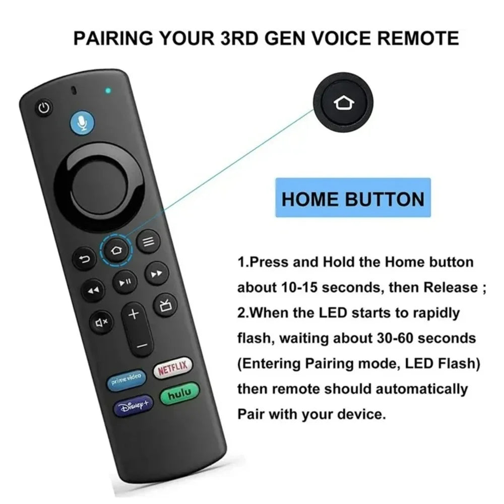 Bluetooth Voice Remote for Fire TV Stick 4K Max Lite Cube L5B83G