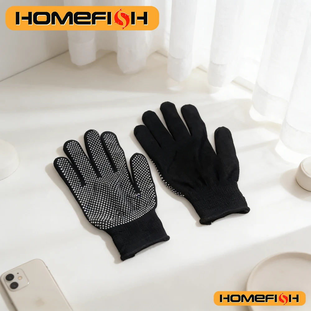 1Pair Nylon Beaded Anti-Slip Work Gloves Breathable Wear-Resistant Gardening Climbing Labor Protection Gloves Peaceful Pleasures Health and Wellness
