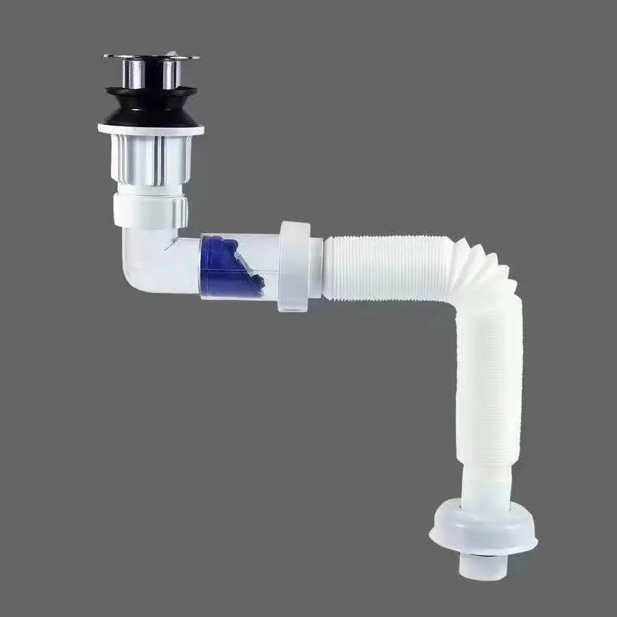Flip-Top Retractable Sink Drain – Anti-Clog & Deodorizing Filter