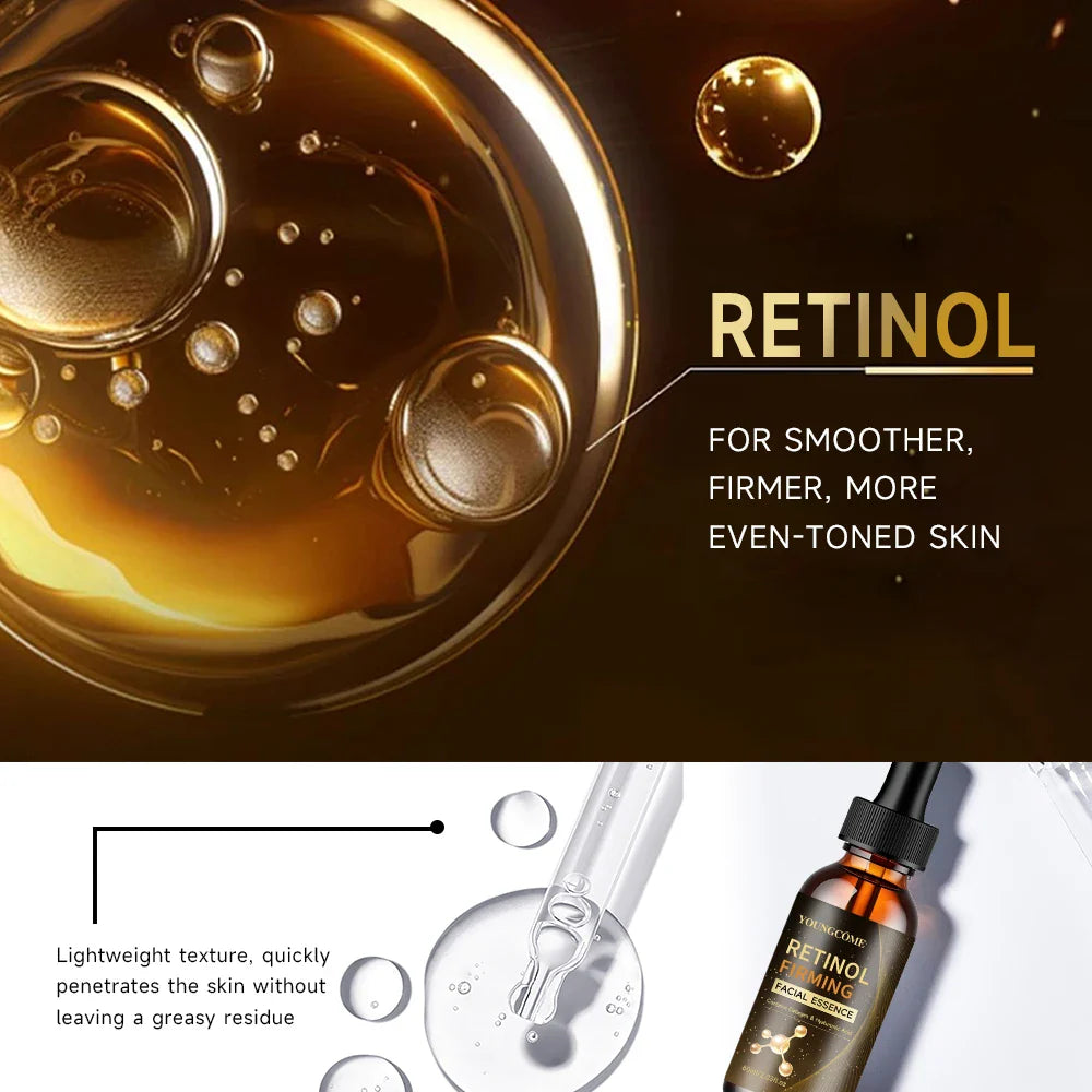 Retinol & Hyaluronic Acid Anti-Aging Facial Serum for Men