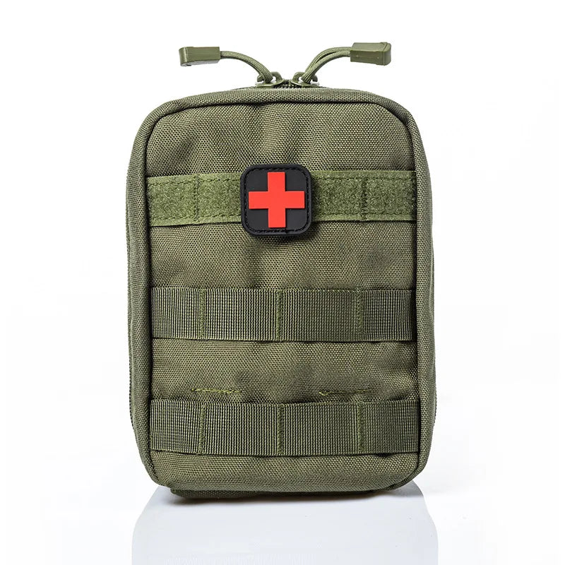 Survival Pouch Outdoor Medical Box Large Size SOS Bag/Package Tactical First Aid Bag Medical Kit Bag Molle EMT Emergency Peaceful Pleasures Health and Wellness